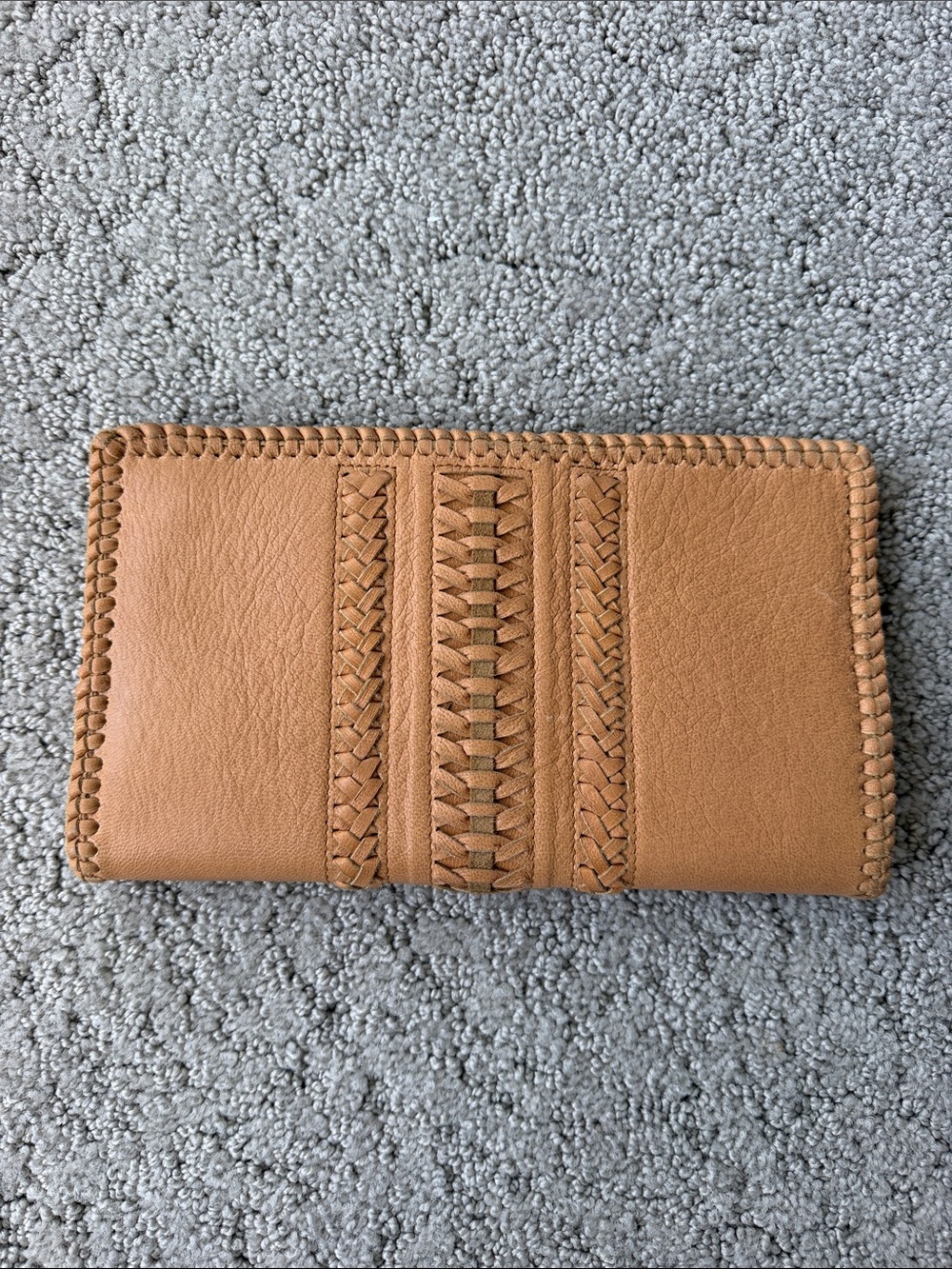 Kivari Desert Dream Leather Clutch Wallet in Tan Artisanal Bohemian Western Bag - Picture 9 of 15